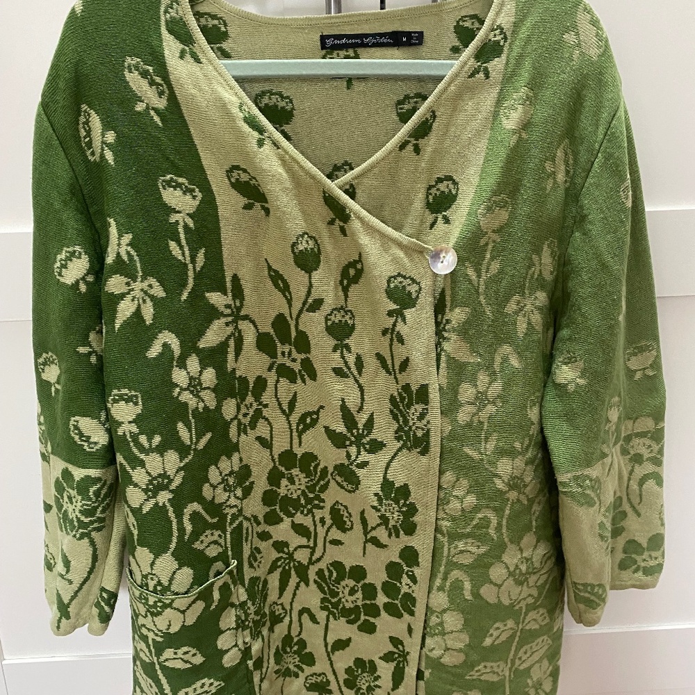 Gudrun Sjoden Peony Wrap Cardigan - Medium